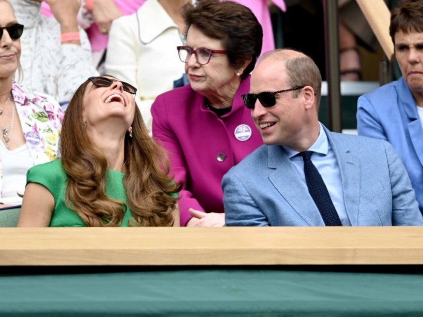 Kate Middleton dhe Princi William shfaqen më të lumtur se kurrë në Wimbledon