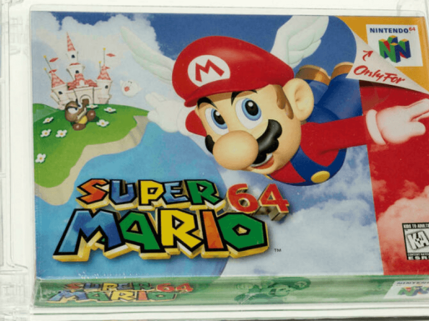 Për mbi 1.5 milion dollarë shitet një kopje “e vulosur” e Super Mario 64 