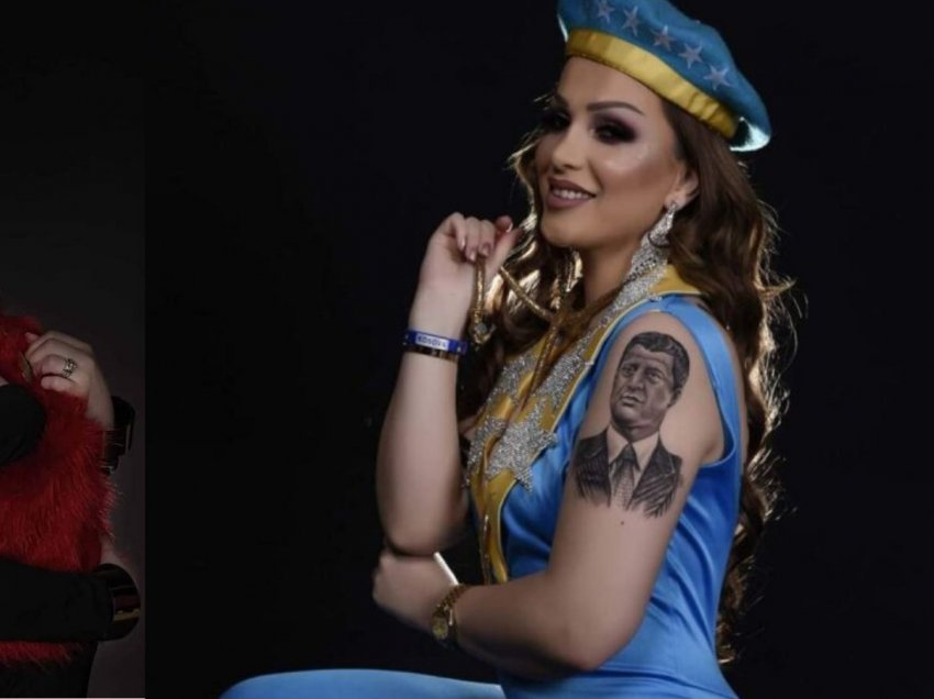 Suzana Tahiri flet për tatuazhin e saj me figurën e ish-presidentit Thaçi