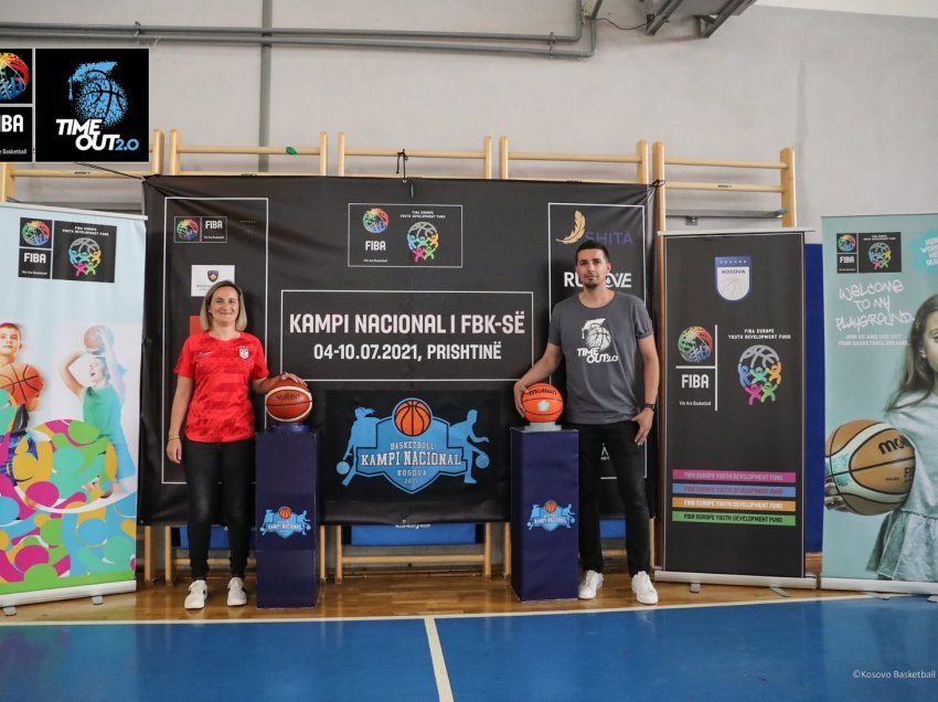 Programi FIBA Time Out 2.0 i ndihmon Rugovës të kryesojë me sukses organizimin e Kampit Nacional të FBK-së