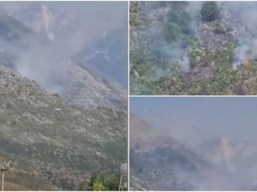 Vatër zjarri pranë Parkut të Llogarasë, rrezikohet pylli