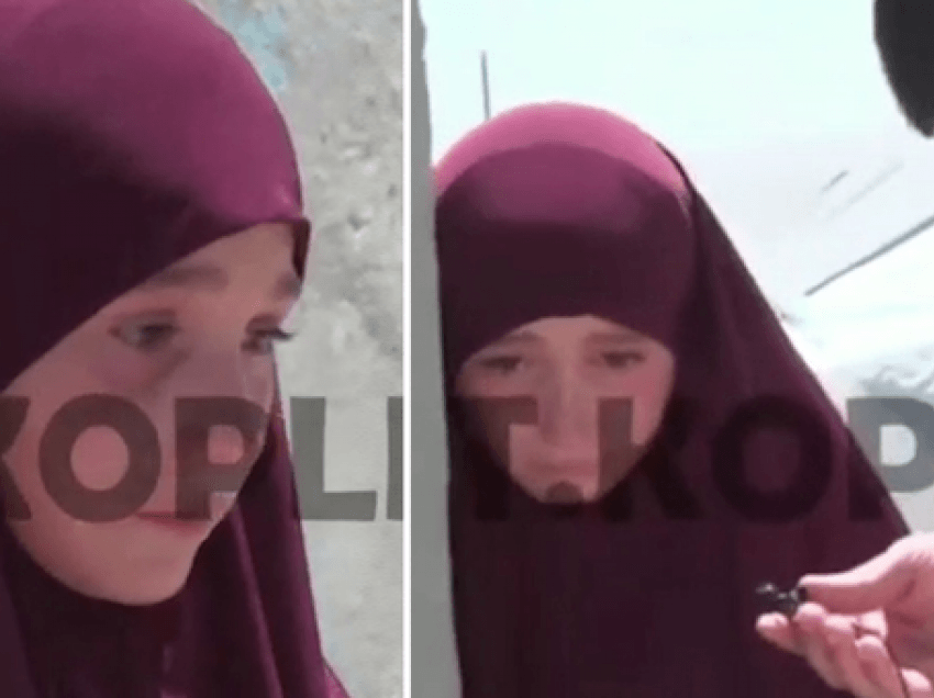 “S’dua të rri më këtu, dua të shkoj në shtëpi”! Flet mes lotësh vogëlushja shqiptare në kampin e ISIS