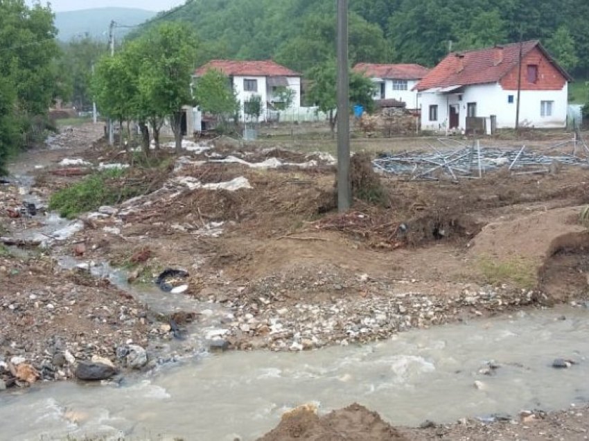 Tmerri që lanë pas vërshimet: Pamje nga fshatrat e Gjilanit që e pësuan