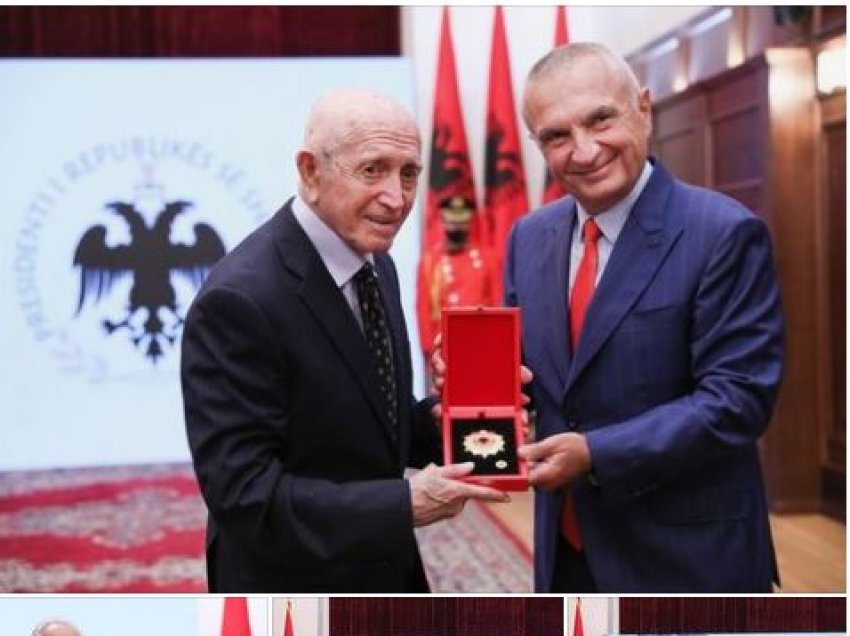 Presidenti i Shqipërisë dekoron dy ish-sportistë të shquar