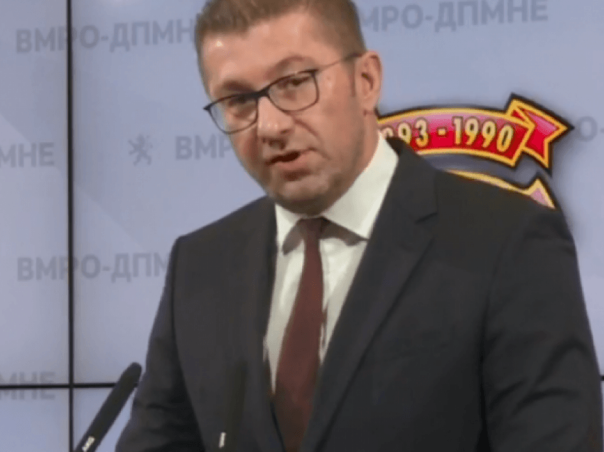 Mickoski: Zaev në bisedime të fsheha për tradhti të re nacionale