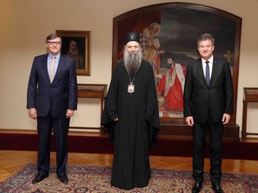 Lajçak dhe Palmer u takuan me patriarkun e Kishës Ortodokse në Serbi, biseduan për dialogun