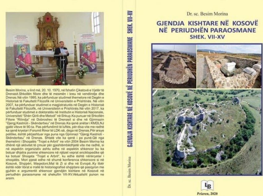 Gjendja Kishtare në Kosovë në periudhën para osmane – shekulli VII –XV një libër që zbulon shumë të vërteta historike për mbijetesën e kishës katolike në Kosovë