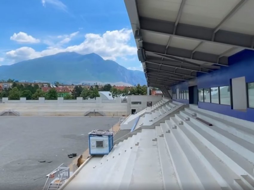 Stadiumi shqiptar me pamje moderne, gati për shtator
