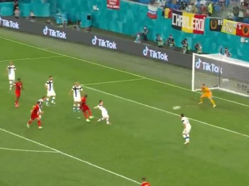 Romelu Lukaku shënon gol të bukur ndaj Finlandës