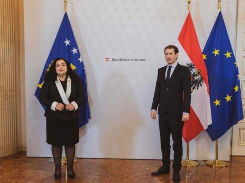 ​Osmani takon kancelarin Kurz, kërkon nga BE liberalizim të vizave për Kosovën