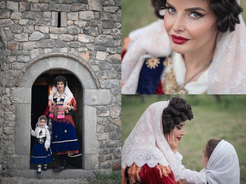 Valentina Spaho rikthehet me veshjet tradicionale
