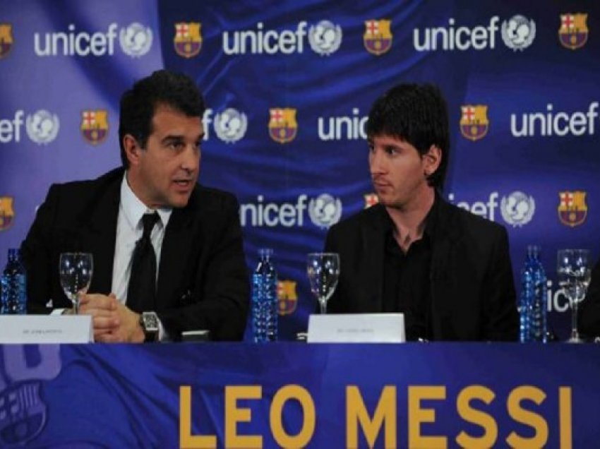 ​Laporta: Nëse nuk fitojë unë, Messi largohet nga Barcelona