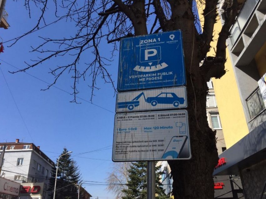 Çmimore e re për parking në Qendër të Prishtinës