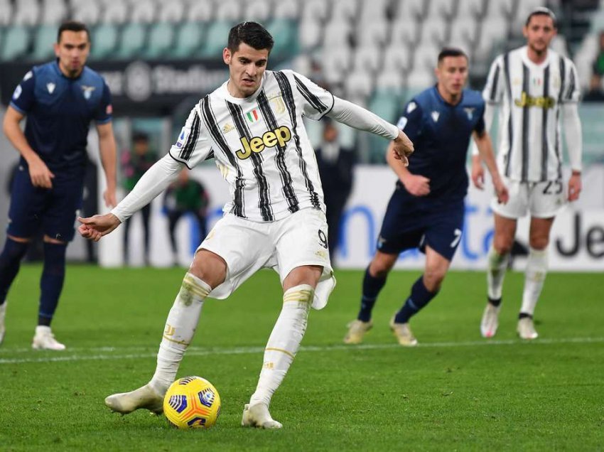 Morata shënues i dyfishtë, Juventusi mposht Lazion! Pak minuta për Muriqin