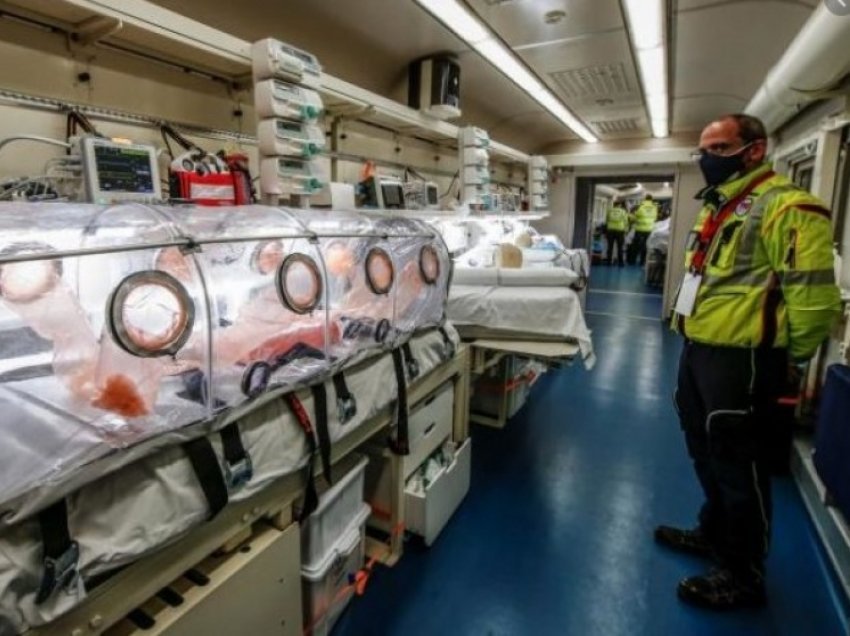 Strategjia e Italisë, treni-spital ku trajtohen e transportohen pacientët me COVID 