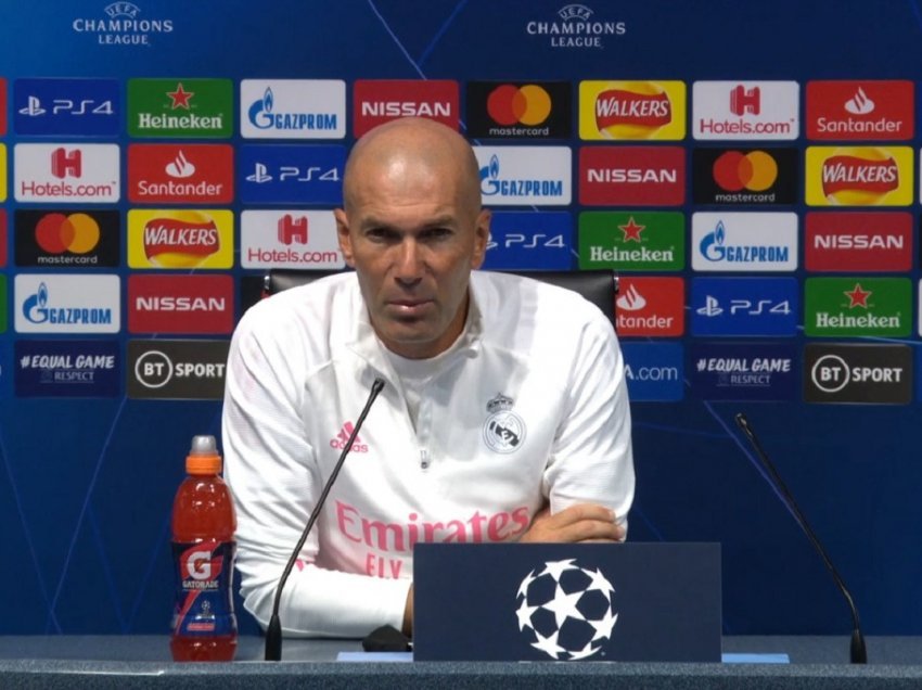 Zidane shmang komentet 