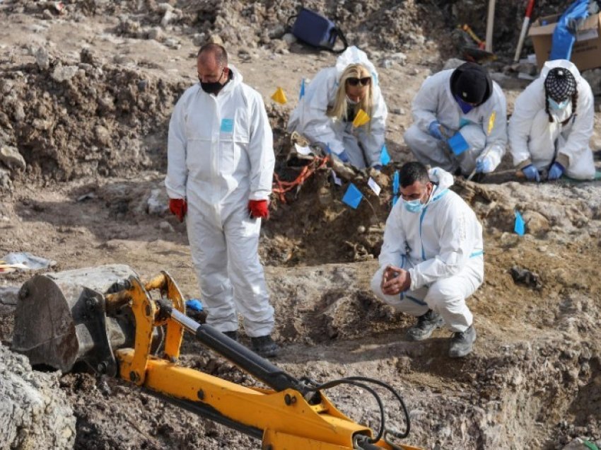 Mbetjet kockore nga varreza masive në Kizhevak dërgohen për analizë në ICMP