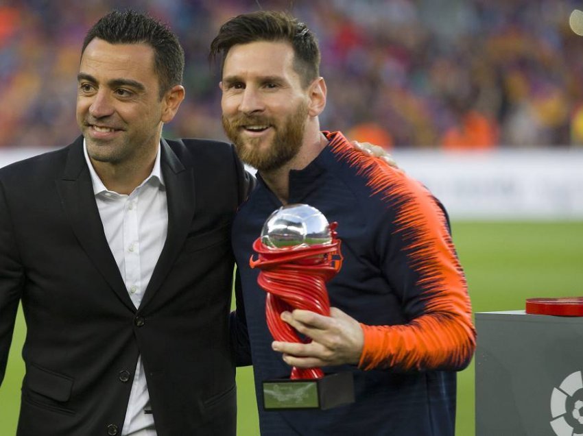 Lionel Messi barazon rekordin historik te Xavit te Barcelona