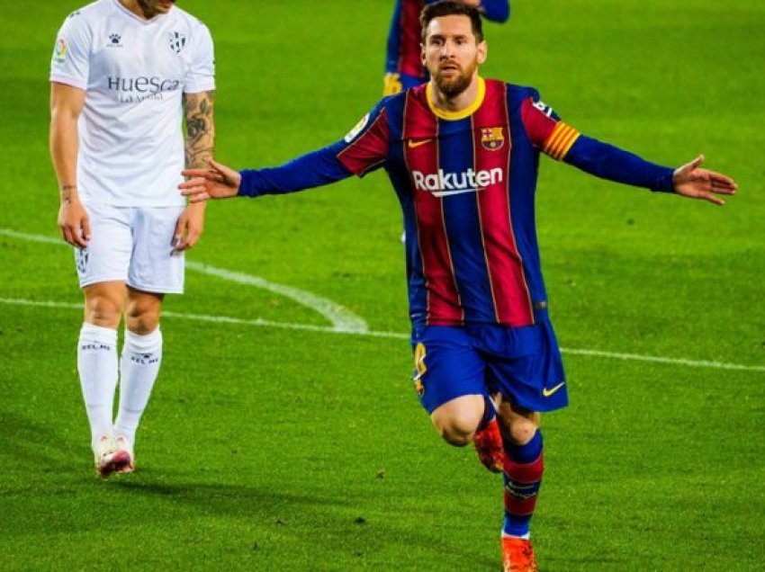 Askush si ai, rekordi tjetër i Messit në sfidën ndaj Huescas