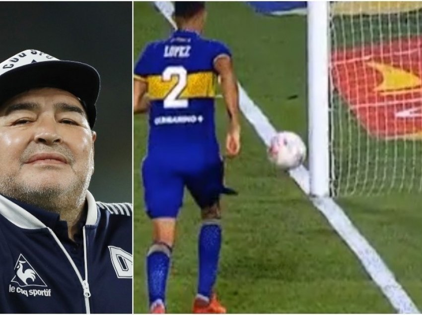 ‘Dora e Zotit’, ‘shpirti’ i Diego Maradonas ndalon shënimin e golit të River Plate kundër Boca Juniors