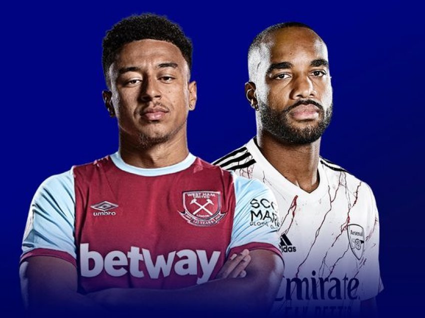 West Ham – Arsenal, formacionet zyrtare