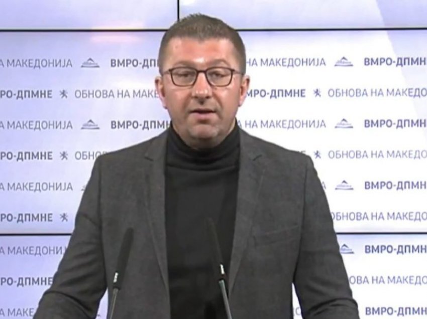Mickoski: Jemi të gatshëm të krijojmë kuorumin në Kuvend për ligjet që kanë të bëjnë me krizën