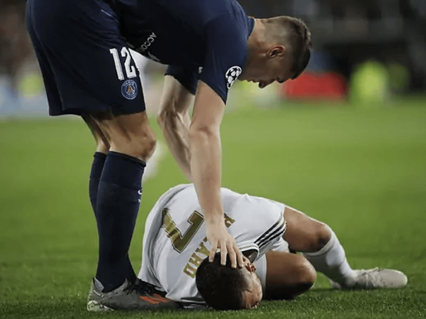 Thomas Meunier tallet me Hazardin: Shkova në stërvitjen e Realit dhe e lëndova Edenin përsëri