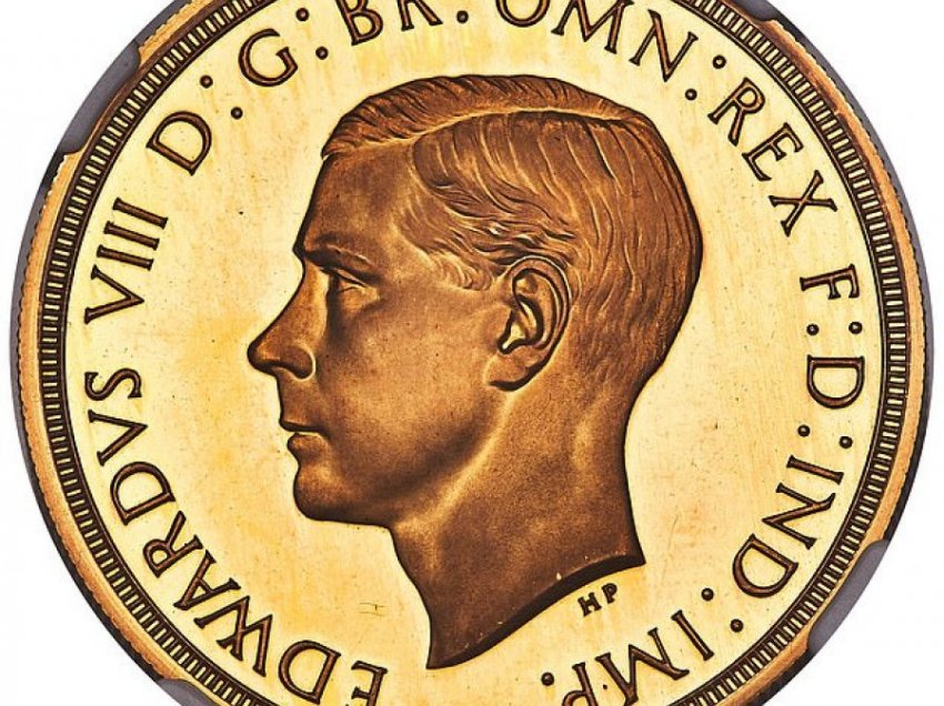 Monedha e arit nga koha e mbretit Edward VIII shitet me çmim rekord