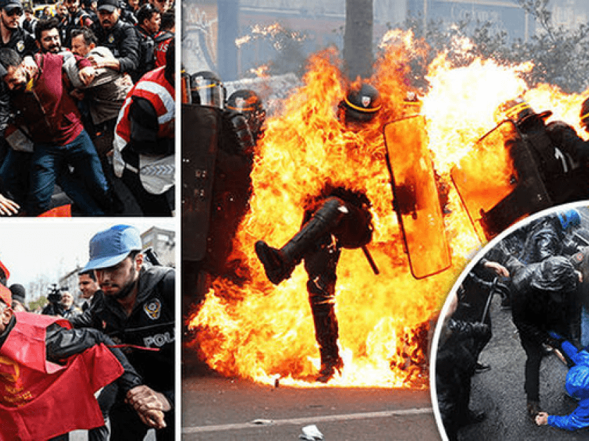 Situata del jashtë kontrollit në Francë/ Protuestuesit përleshen me policinë në ditën e 1 Majit