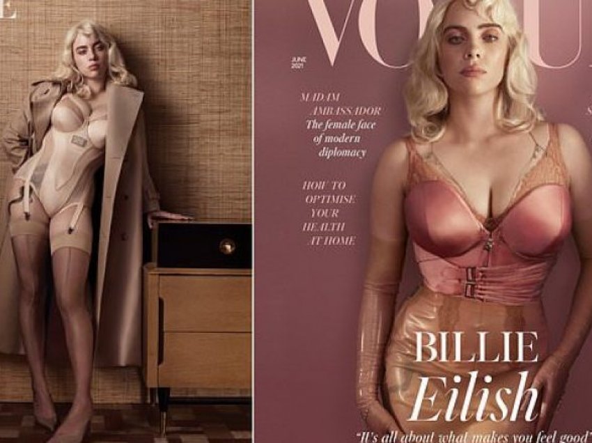Billie Eilish pranon se dëshiron të tregojë trupin e saj ndërsa realizoi fotosesionin për revistën britanike “Vogue”