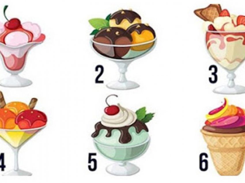 Test psikologjik: Cilën akullore do të konsumonit? Ja çfarë zbulon zgjedhja që bëtë për ju