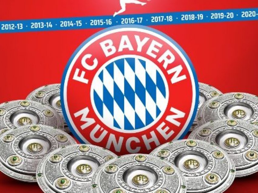 Bayerni kampioni i ri, për të nëntën herë radhazi