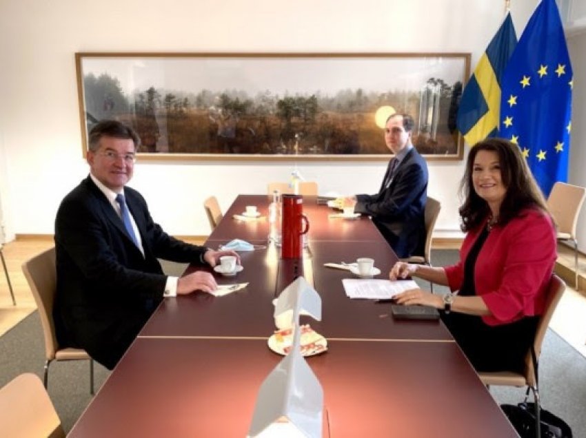 ​Ministrja e Jashtme e Suedisë pas takimit me Lajçak: Kosova dhe Serbia duhet ta bëjnë prioritet dialogun