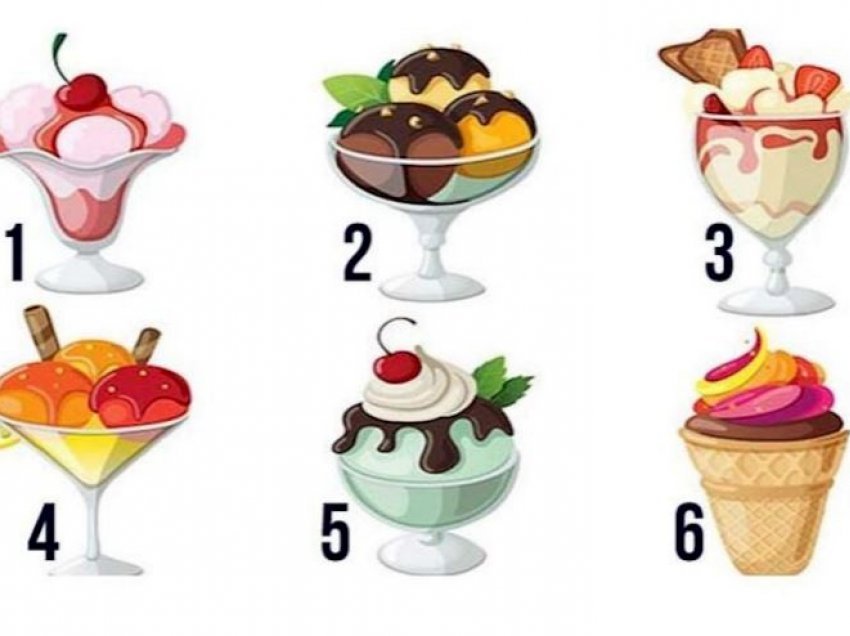 Test psikologjik: Cilën akullore do të hanit? Përgjigja tregon këtë për ty