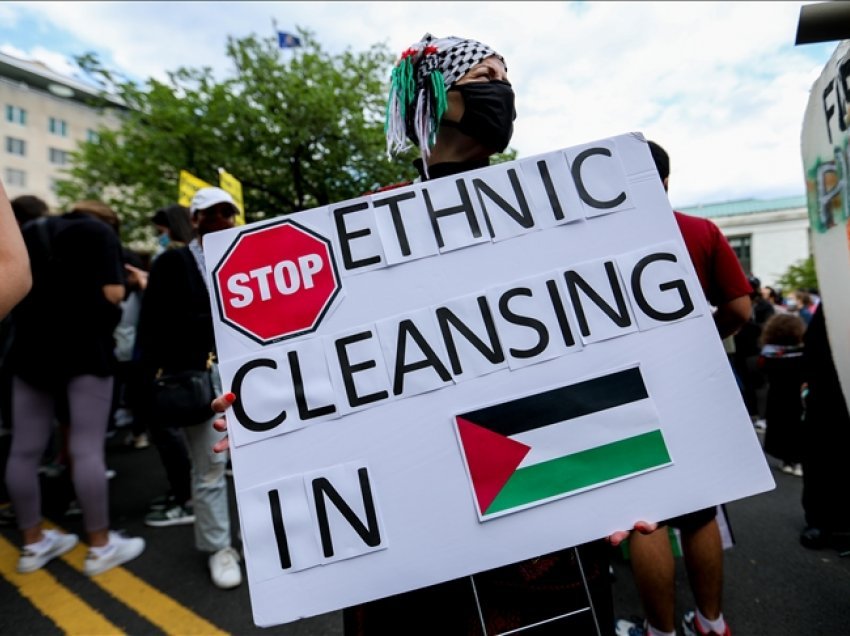 Mijëra persona marshojnë në rrugët e Washingtonit në mbështetje të Palestinës