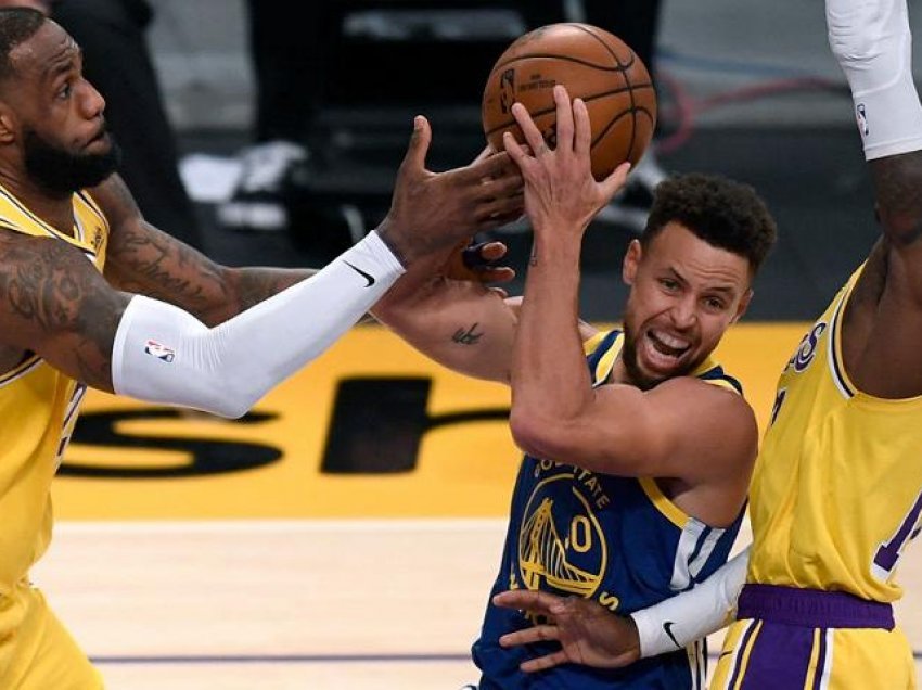 Curry kundër James, Warriors do të përballen me Lakers në “Play-in”