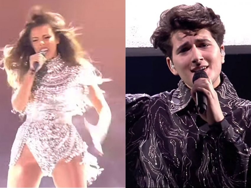 Shqiptarët pushtojnë skenën e Eurovisionit, Anxhela Peristeri dhe Gjon Muharremaj e prekin finalen 