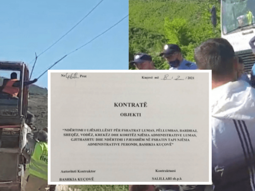Banorët e fshatit Lumas përplasen me policinë, kundërshtojnë ndërtimin e Ujësjellësit