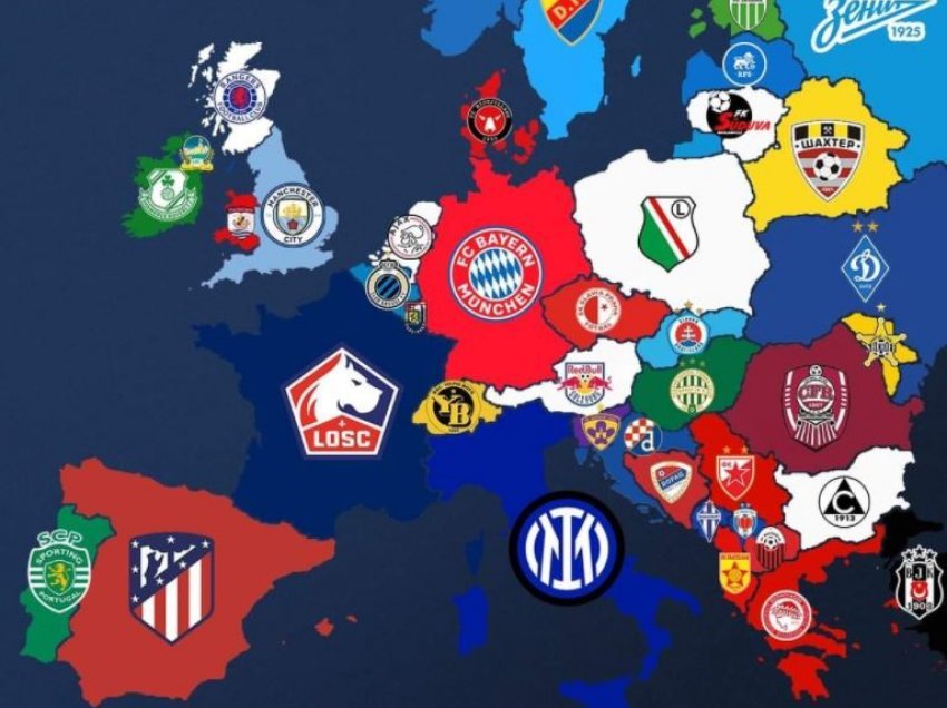 “Goal” publikon hartën e kampionëve në shtetet evropiane, përfshihet Prishtina
