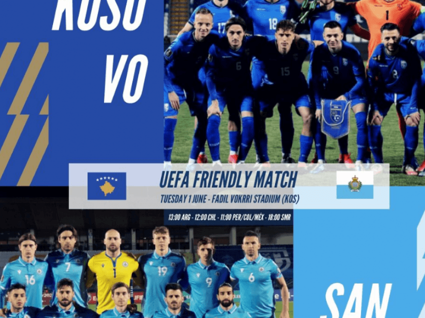 San Marino publikon listën e të ftuarve për ndeshjen ndaj Kosovës
