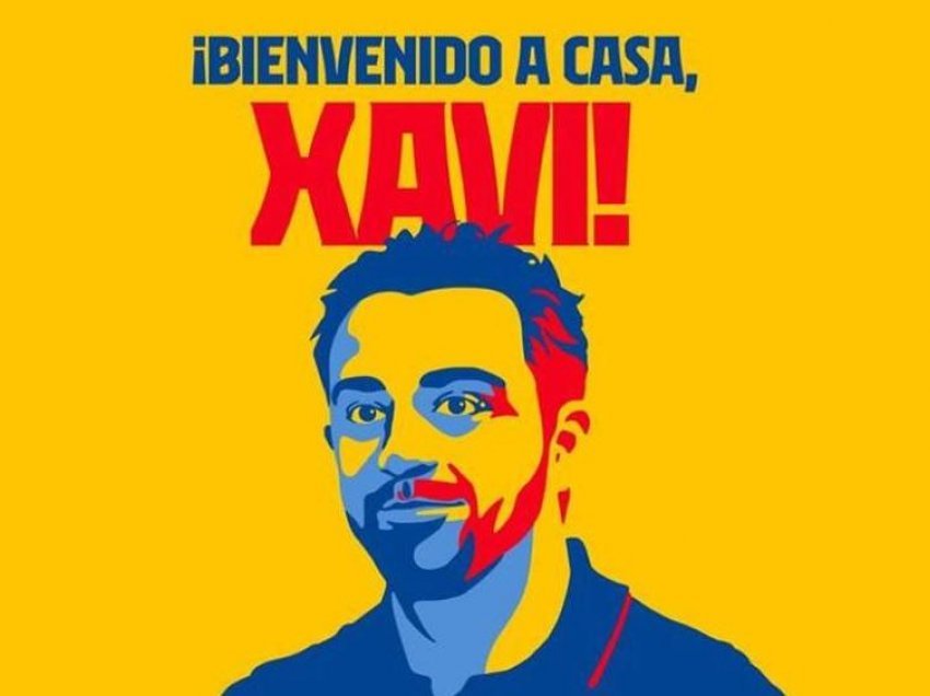 Xavi zyrtarisht trajner i Barcelonës