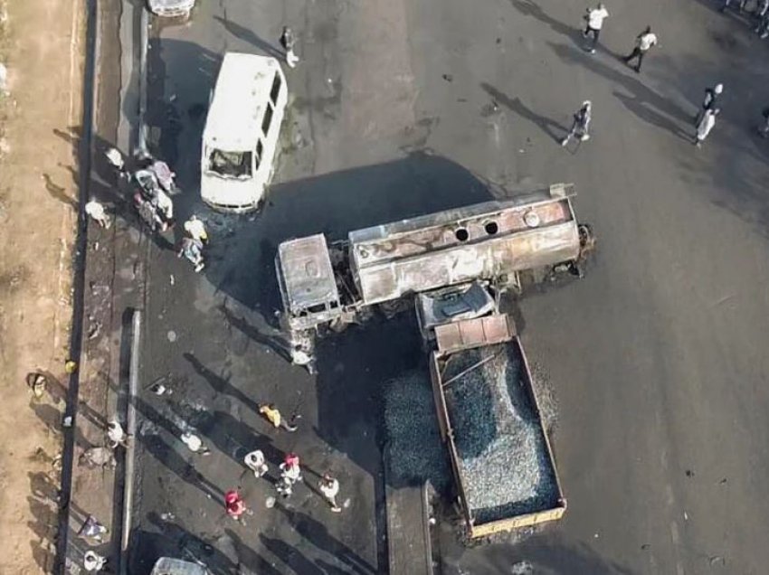 “Kemi shumë viktima, kufoma të djegura”, flet kryebashkiakja pas shpërthimit të një cisterne karburanti