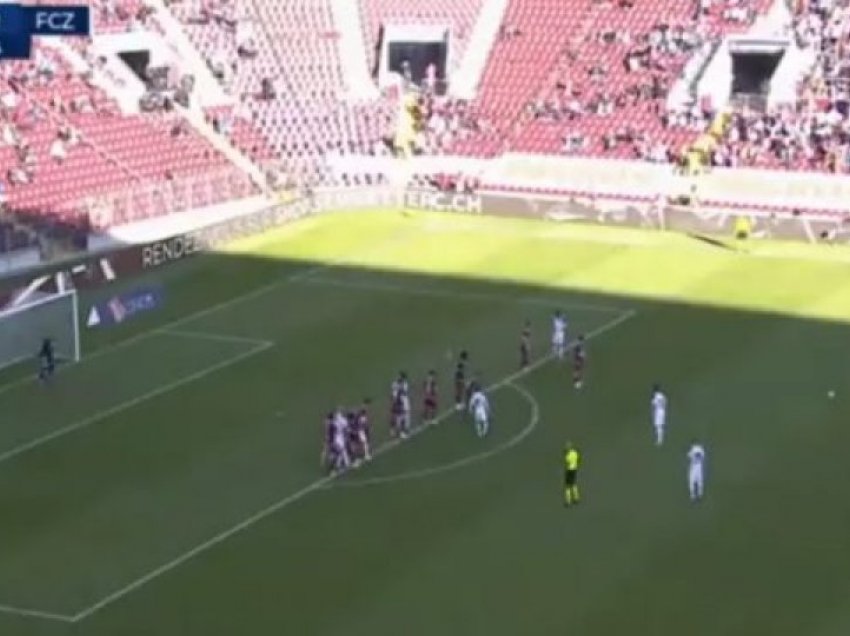 Shqiptari i Kosovës realizon gol spektakolar në Zvicër