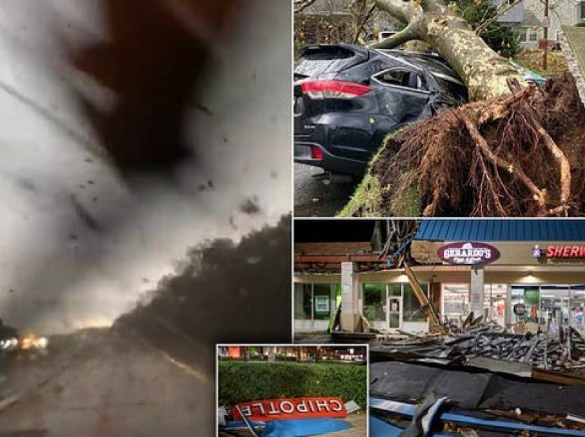 Tornado godet Long Island, erërat fryjnë me 100 kilometra në orë