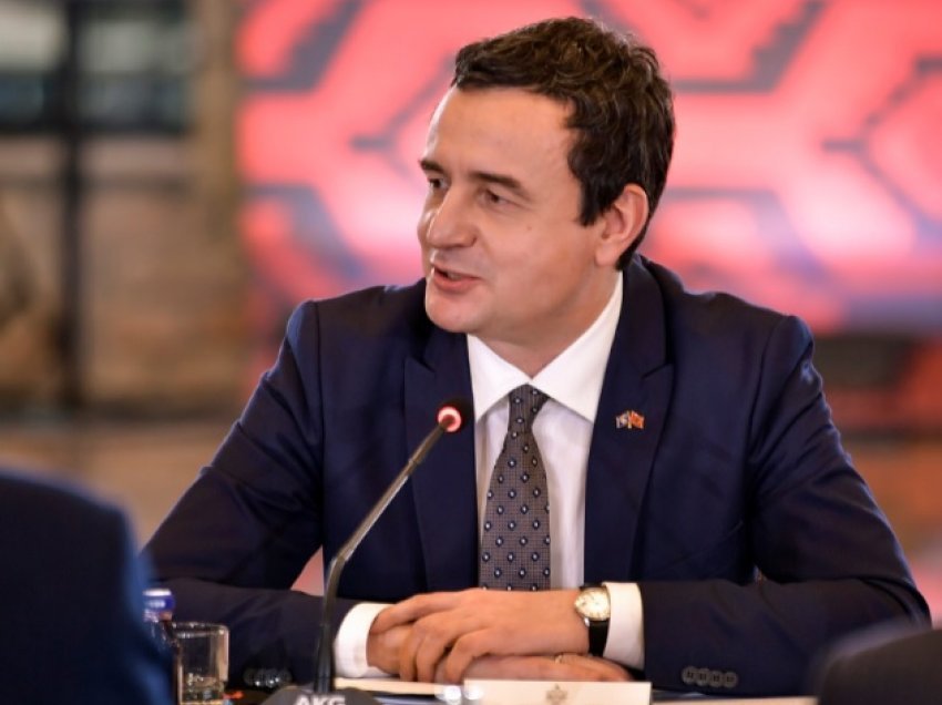 Fjalimi i Albin Kurtit në mbledhjen e Qeverisë së Kosovës dhe Shqipërisë