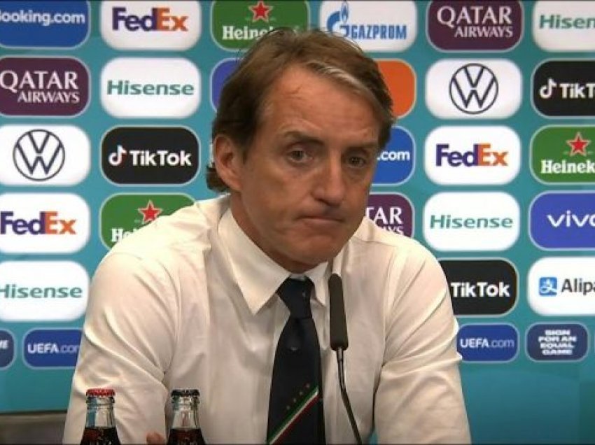 Mancini: Me Spanjën do të jetë e vështirë