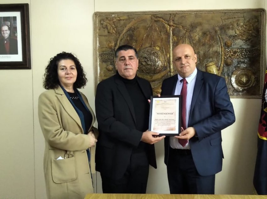 Lutfi Haziri nderon me mirënjohje prof. dr. Ahmet Maloku, për të arriturat në shkencën e sigurisë
