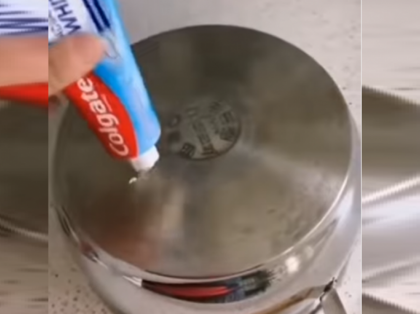 Shikoni se si mund ta përdorni pastën e dhëmbëve në pastrimin e tenxhereve