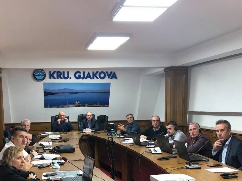 KRU “Gjakova”mban takimin mujor të Progresit të Asistencës Teknike mbi Projektin e financuar nga WBIF