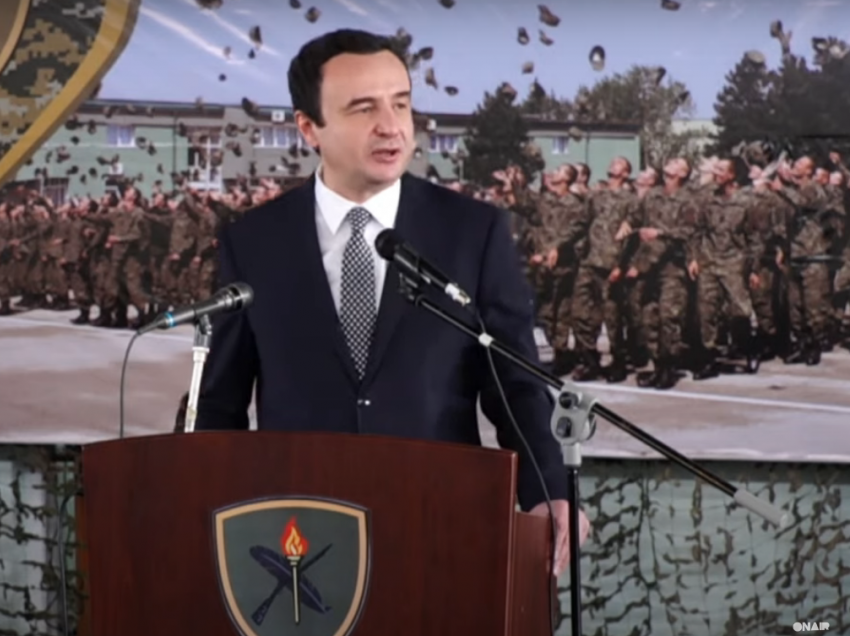Kurti, ushtarëve të rinj të FSK-së: Do të shërbeni përkrah ushtarëve të NATO-s